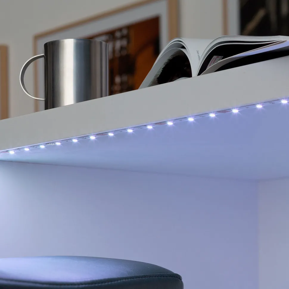 LED-RGB-stripe WiFi, 500cm med fjernkontroll