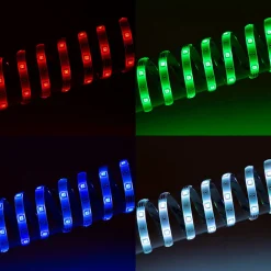 LED-RGB-stripe WiFi, 500cm med fjernkontroll