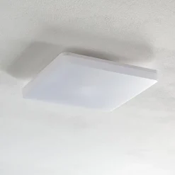 LED-sensor taklampe Pronto, kantet, 33x33cm