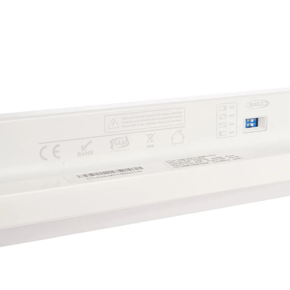 LED-skinnelampe LINEAR PRO, hvit, CCT 120 cm 3-faset DALI