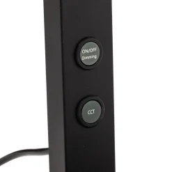 LED-skrivebordslampe Ideell med dimmer, svart