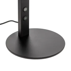 LED-skrivebordslampe Ideell med dimmer, svart