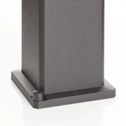 LED-sokkellampe Elisa 500 svart, klar, 10W CCT