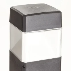 LED-sokkellampe Elisa 500 svart, klar, 10W CCT