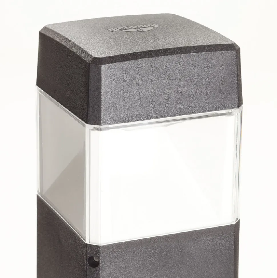 LED-sokkellampe Elisa 500 svart, klar, 10W CCT