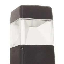 LED-sokkellampe Elisa 500 svart, klar, 10W CCT