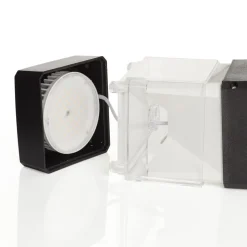 LED-sokkellampe Elisa 500 svart, klar, 10W CCT