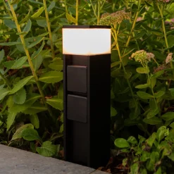 LED-sokkellampe Mains med stikkontakt