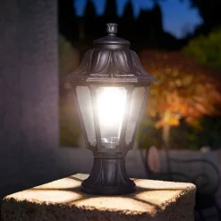 LED-sokkellampe Mikrolot Anna, svart, IP55, saltvannsresistent