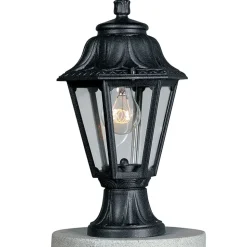 LED-sokkellampe Mikrolot Anna, svart, IP55, saltvannsresistent