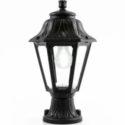 LED-sokkellampe Mikrolot Anna, svart, IP55, saltvannsresistent