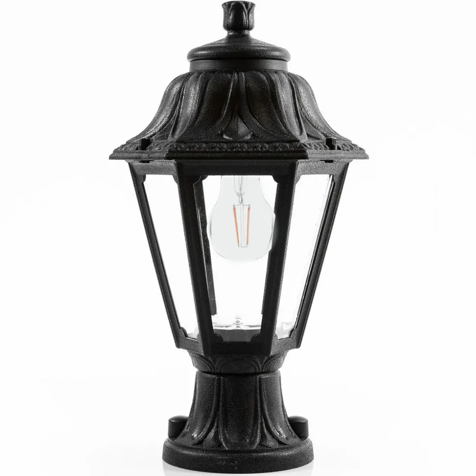 LED-sokkellampe Mikrolot Anna, svart, IP55, saltvannsresistent