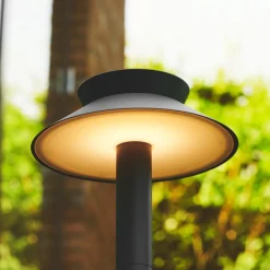 LED-solcellebelysning Justina, bevegelsesdetektor, antrasitt