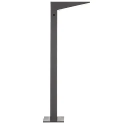 LED-solcellebelysning Soleil, antrasitt, metall, IP54, sensor