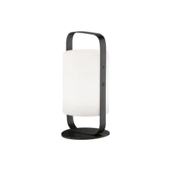 LED-solcellebordlampe Casoli batteri, høyde 25 cm