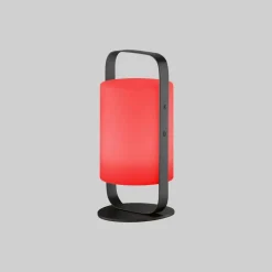 LED-solcellebordlampe Casoli batteri, høyde 25 cm