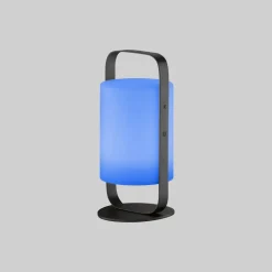 LED-solcellebordlampe Casoli batteri, høyde 25 cm
