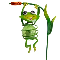 LED-solcelledekolampe 5280417, hengende frosk