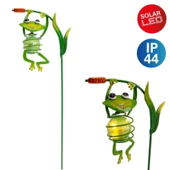 LED-solcelledekolampe 5280417, hengende frosk