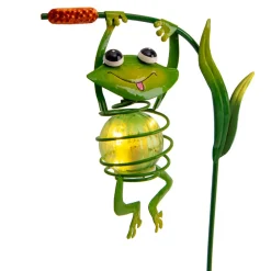 LED-solcelledekolampe 5280417, hengende frosk