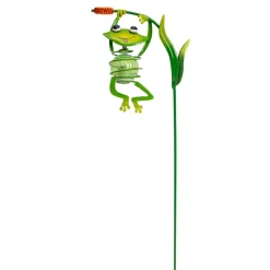 LED-solcelledekolampe 5280417, hengende frosk