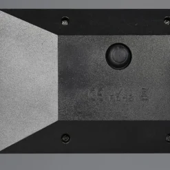 LED-solcelledrevet spotlight Festival, svart matt, RGB, sensor