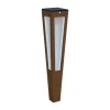 LED-solcellefakkel Tinka med sensor 62 cm corten