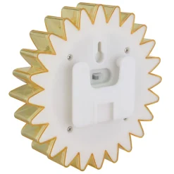 LED-solcellelampe 33598 Solsikke Ø 13 cm, gul, plast