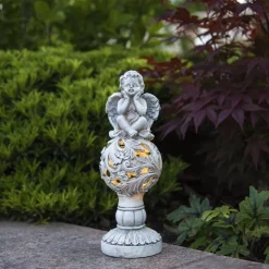 LED-solcellelampe Angel