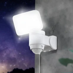 LED-solcellelampe Casabas med sensor, svart