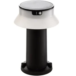 LED-solcellelampe Felice svart CCT høyde 33 cm