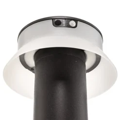 LED-solcellelampe Felice svart CCT høyde 33 cm