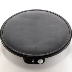 LED-solcellelampe Felice svart CCT høyde 33 cm