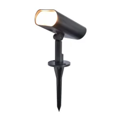 LED-solcellelampe Ginbo for vegg og gulv