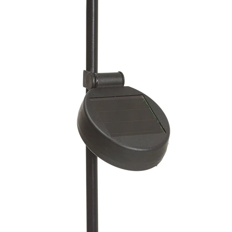 LED-solcellelampe med jordspyd 48702 med glasskule