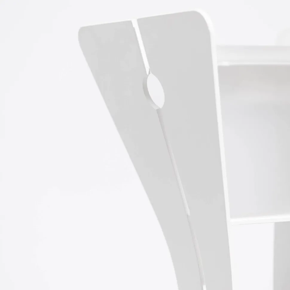 LED-solcellelampe Osmoz av aluminium, hvit