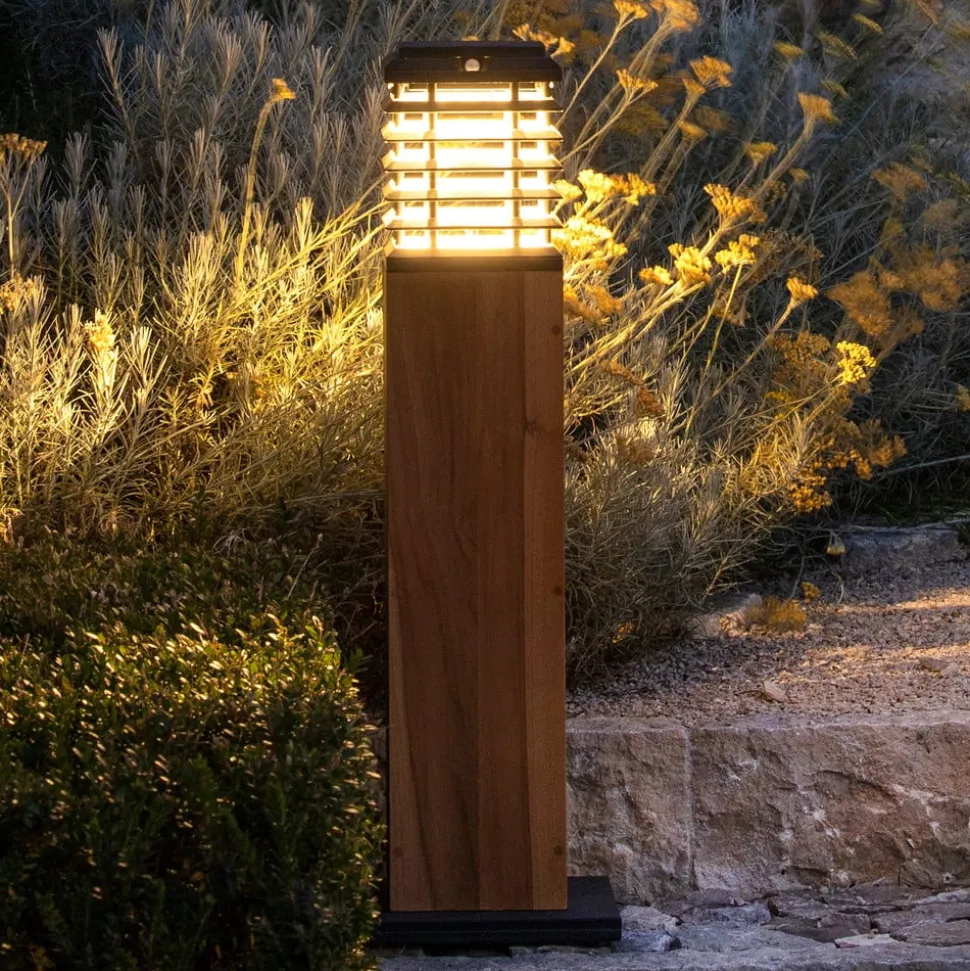 LED-solcellelampe Tekura, Duratek grå/grå