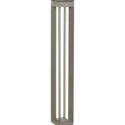 LED-solcellelykt Borne med sensor, 90 cm, grå