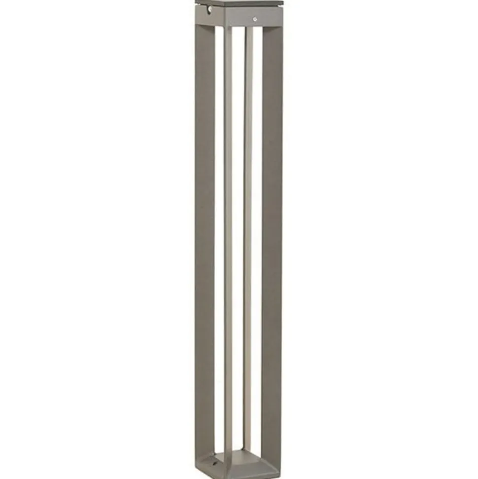 LED-solcellelykt Borne med sensor, 90 cm, grå