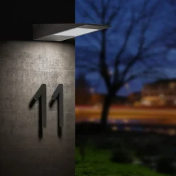 LED-solcelle-utevegglampe CMD 9019 med sensor