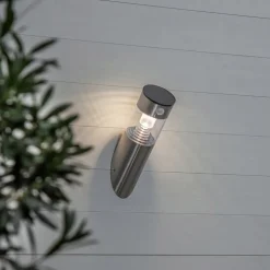 LED-solcellevegglampe Marbella bevegelsessensor