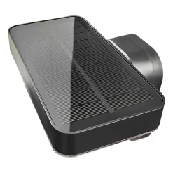 LED-solcellevegglampe Rica Square, kantet