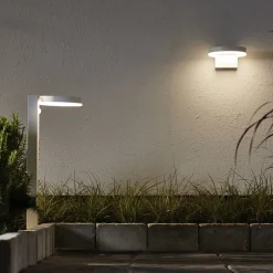 LED-solcelle-vegglampe Vidi med bevegelsessensor