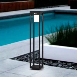 LED-solcelleveilampe Eliano med sensor