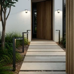 LED-solcelleveilampe Rica Round, rund