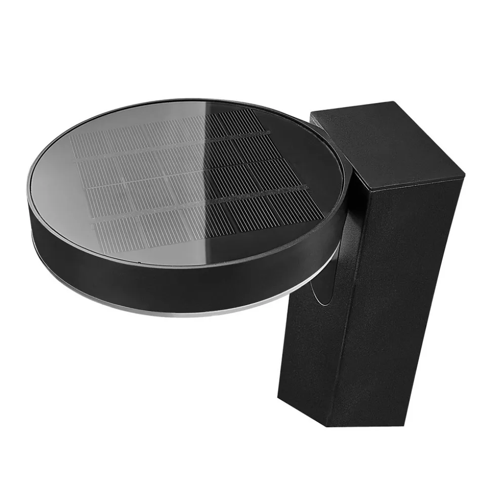 LED-solcelleveilampe Rica Round, rund