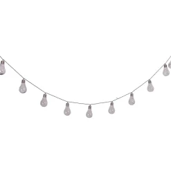 LED-sol-lyslenke tradisjonell glødepære 10 lys