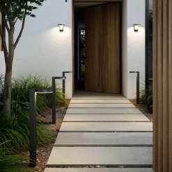 LED-sol-vegglampe Rica Round, rund