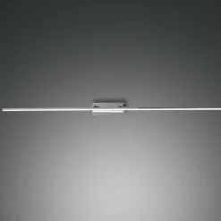 LED-speillampe Nala, forkrommet, bredde 110 cm, metall