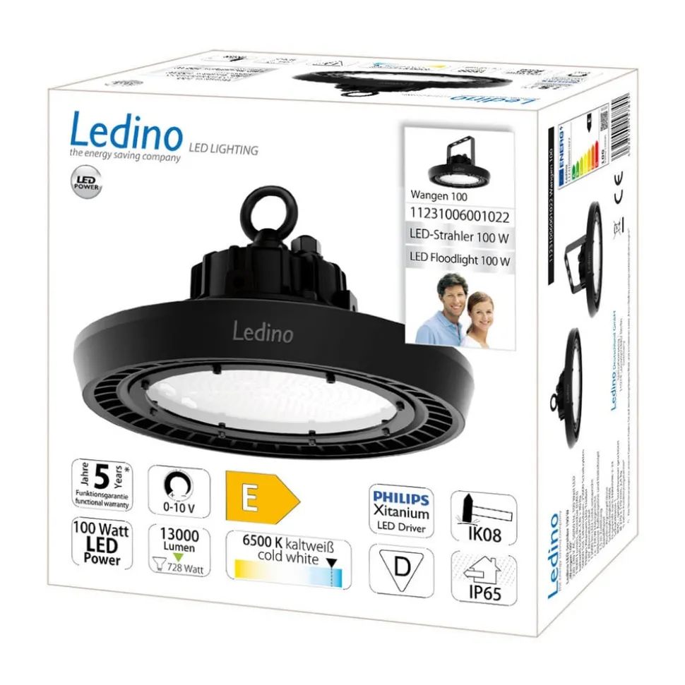 LED-spotlight til hall Wangen 6 500 K 100W 13000lm